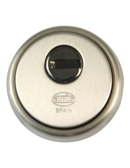 BOCALLAVE/ESCUDO DE SEGURIDAD MOD.31 CROMO MATE COD.7344 AMIG