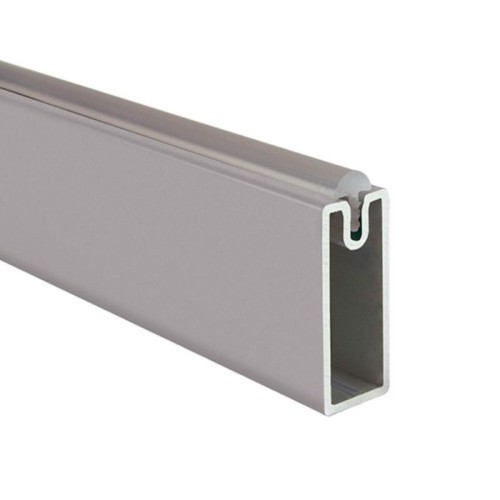 TUBO RECTANGULAR 30X12 C/GOMA 3M BLANCO MATE 5730300 P619