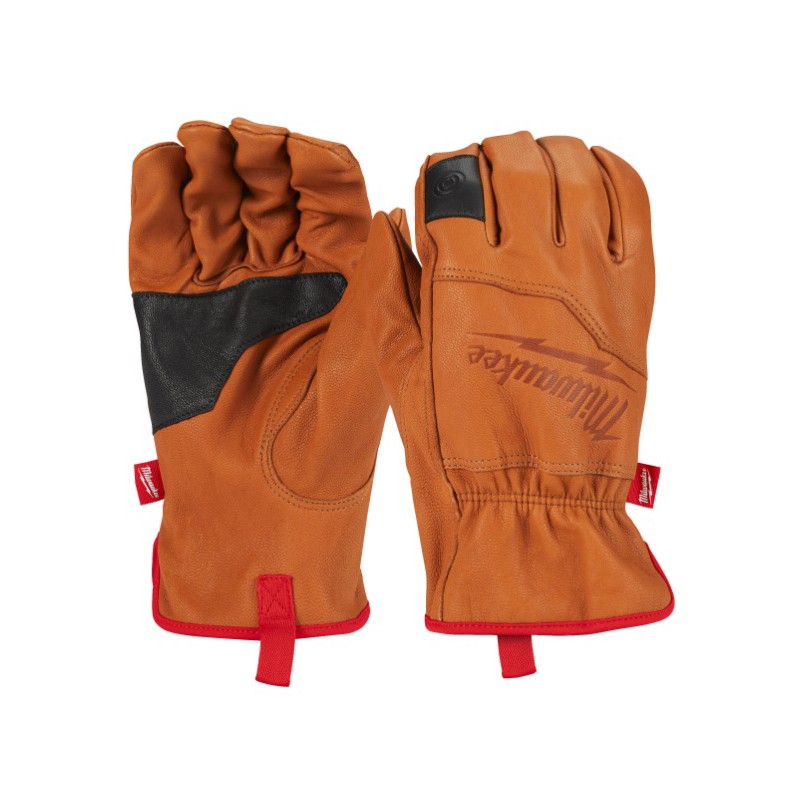 PAR GUANTES PIEL LEATHER GLOVES T.9/L...