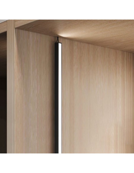 PERFIL LED SUPERFICIE C/LED 24V. PYXIS B/CALIDO 2700K NEGRO 23W. 2,90MT 5227367 EMUCA