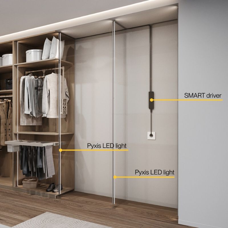 PERFIL LED SUPERFICIE C/LED 24V....