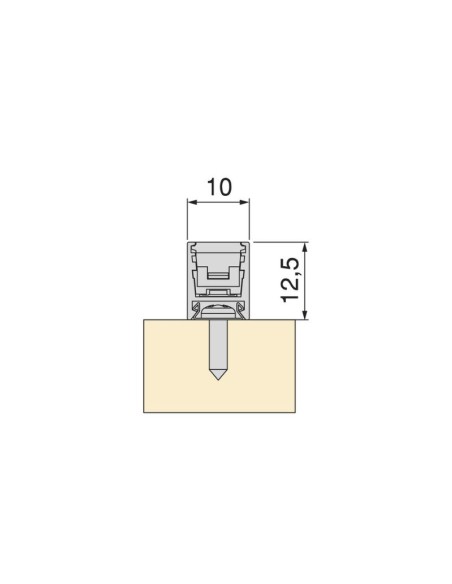 CABLE LED SUPERFICIE PYXIS 24V. PLATA MATE 5227421 EMUCA