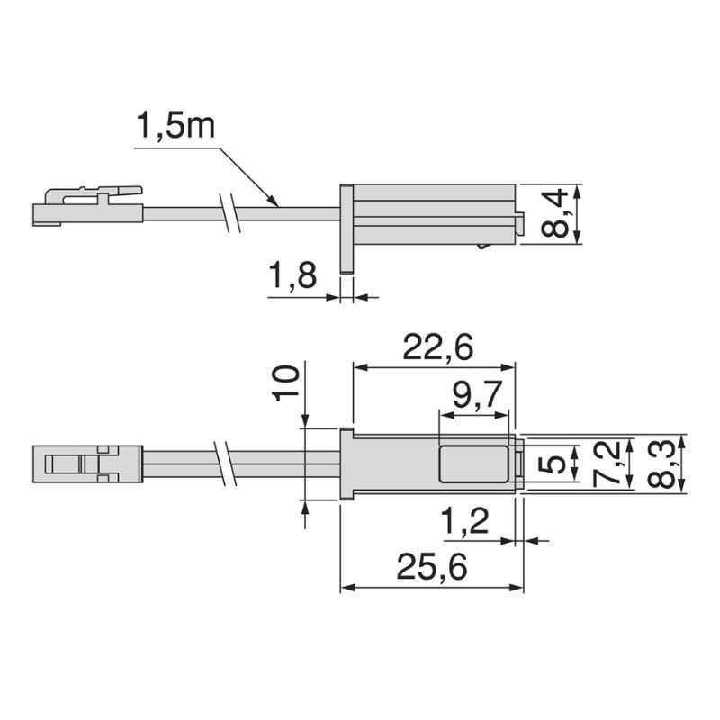 SENSOR/INTERRUPTOR DIMMER C/CABLE...