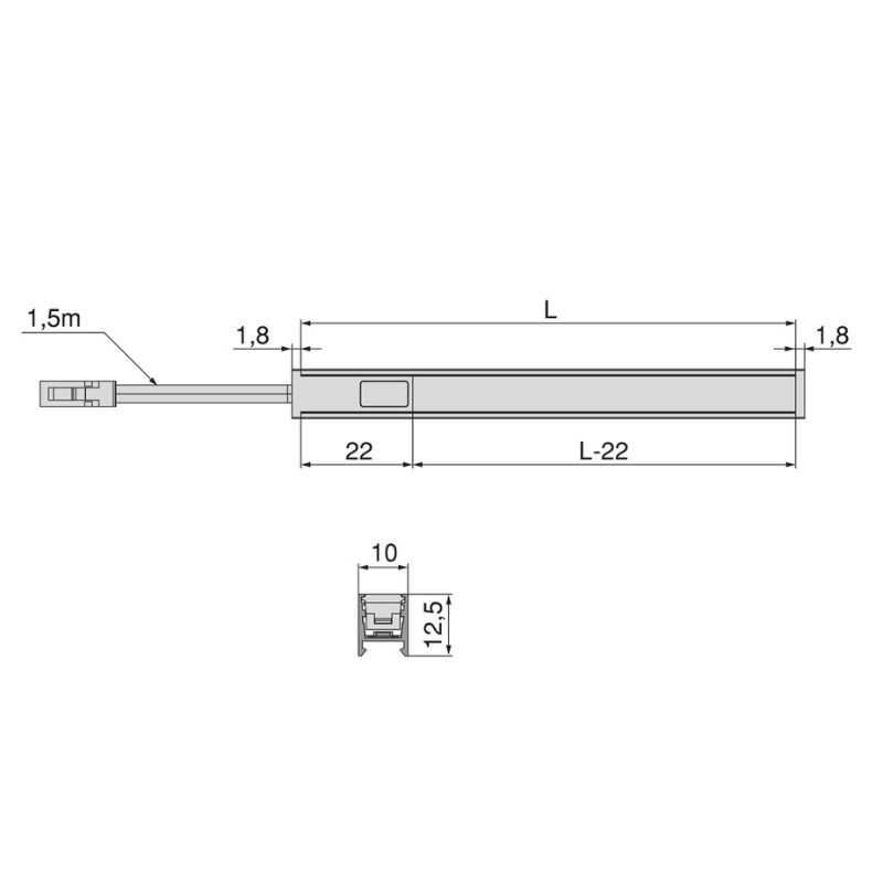 SENSOR/INTERRUPTOR DIMMER C/CABLE...