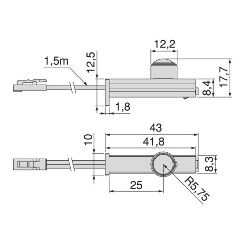SENSOR/INTERRUPTOR MOVIMIENTO C/CABLE P/SUPERFICIE PYXIS... 2