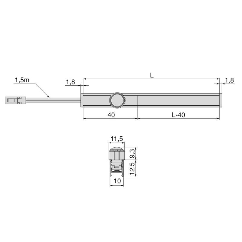 SENSOR/INTERRUPTOR MOVIMIENTO C/CABLE...
