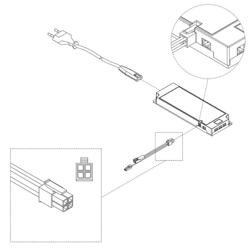 CONVERTIDOR LED CABLE 15W 12V SMART...