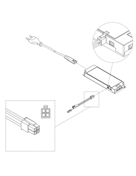 CONVERTIDOR LED CABLE 15W 12V SMART 5152020 EMUCA