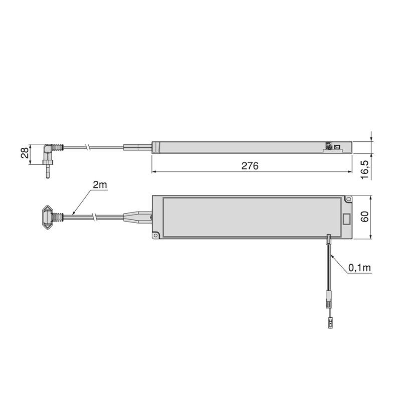 CONVERTIDOR LED CABLE 80W 12V SMART...
