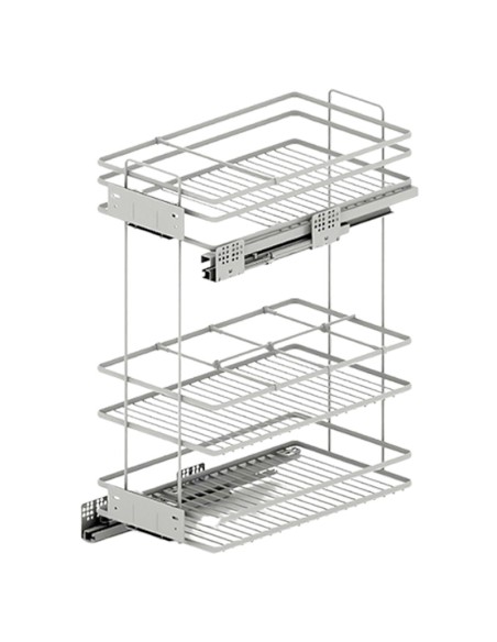 BOTELLERO/PANERO VERSATIL OVAL CROMO ALT.80 MOD.20 20021 HD