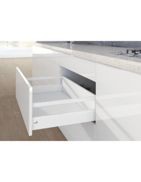 9122007 AT BARRA LATERAL IZQ.500 ARCITECH BLANCO HETTICH