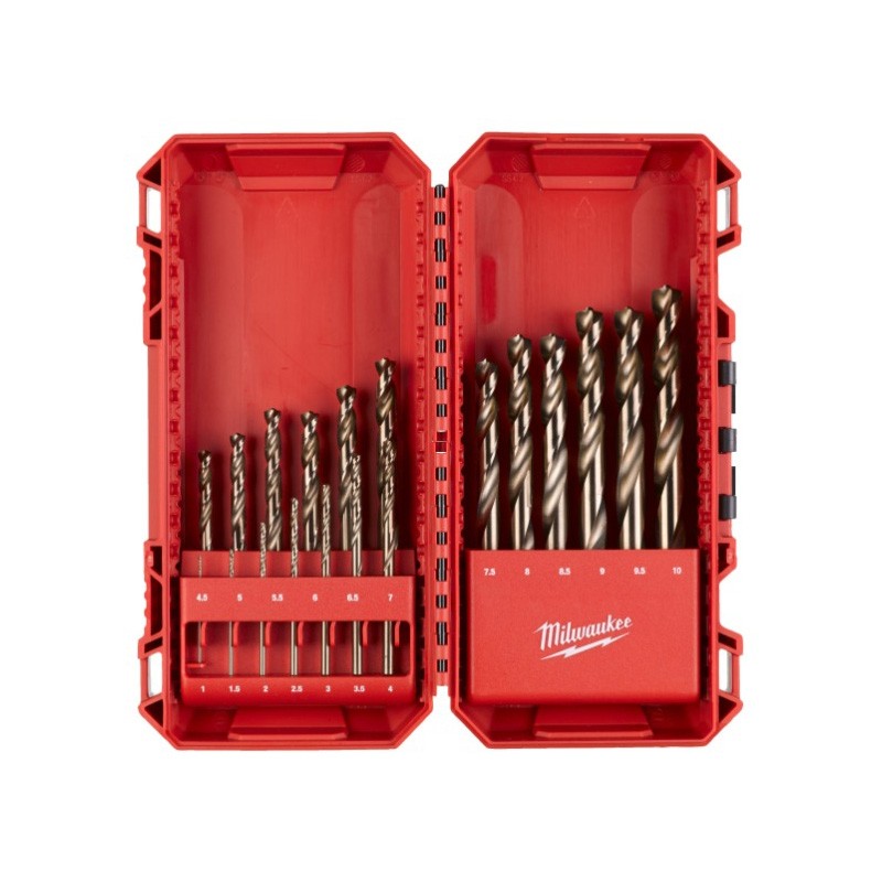 ESTUCHE 19 BROCAS RED COBALT HSS CO...