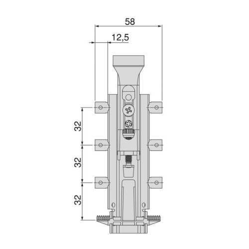 COLGADOR TRASERA OCULTO LEVELUP 3 4032605 EMUCA 2