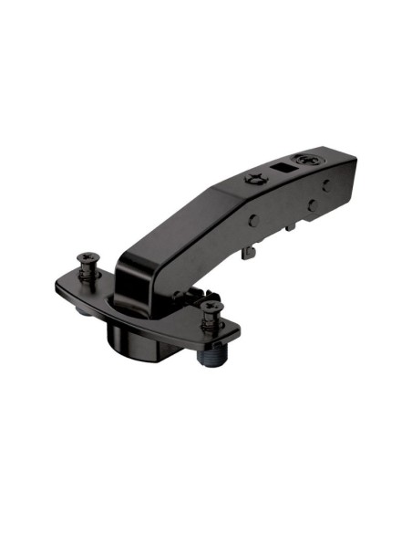 9091780 BISAGRA ANGULAR ARREMETIDA SENSYS C/FRENO C/TETON EXPANSIBLE OBSIDIAN BLACK HETTICH