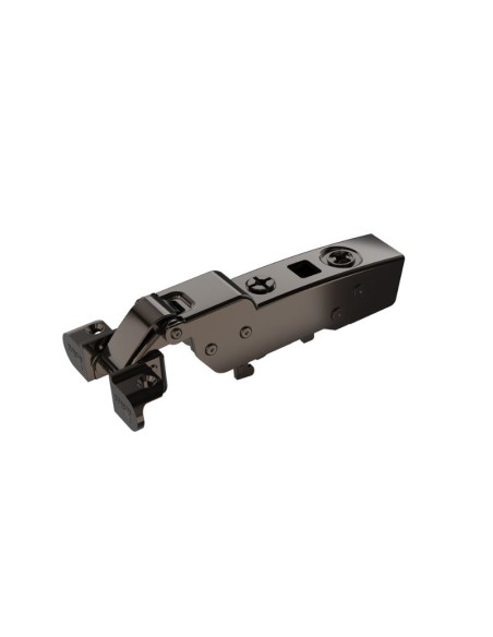 9091225 BISAGRA ACODADA SENSYS C/FRENO P/PTA ALUMINIO 95º OBSIDIAN BLACK HETTICH