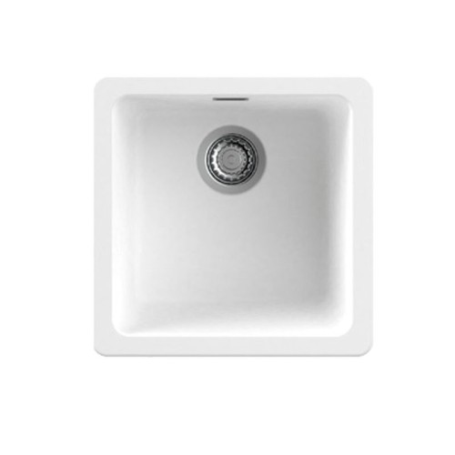 FREGADERO NORGRANITE 1S 40-40 1B WH BLANCO 4090 NODOR 2