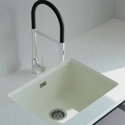 FREGADERO NORGRANITE 1S 55-40 1B WH BLANCO 4087 NODOR