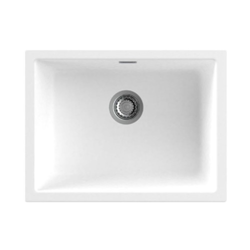 FREGADERO NORGRANITE 1S 55-40 1B WH BLANCO 4087 NODOR 2