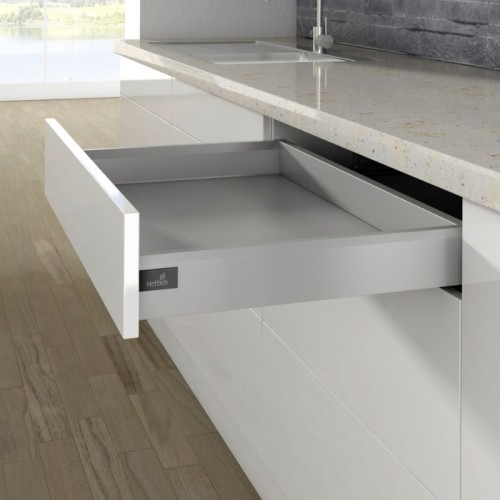 SET CAJON 350MM ALT.94 PLATA ARCITECH HETTICH