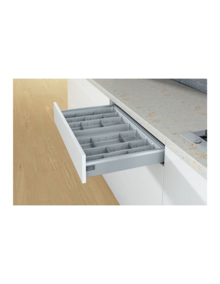 9134979 CUBERTERO REGULABLE 500/450 PLATA ORGATRAY 570 ARCITECH HETTICH