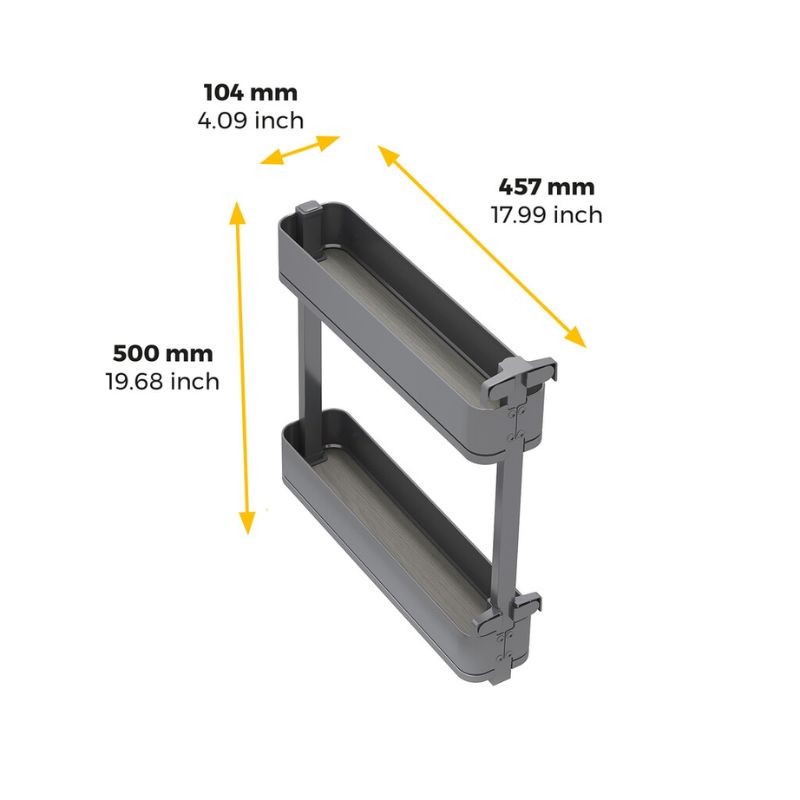 BOTELLERO HARMONY GRAFITO ALT.70...