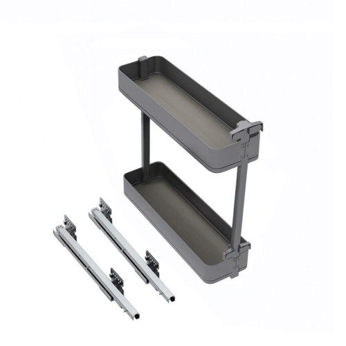 BOTELLERO HARMONY GRAFITO ALT.70 MOD.20 8382135 EMUCA