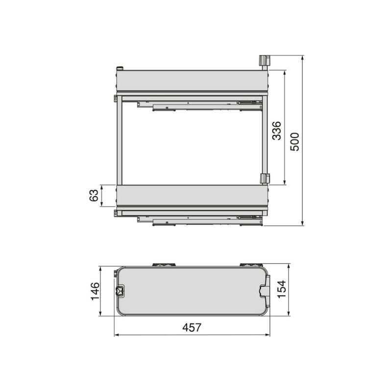 BOTELLERO HARMONY GRAFITO ALT.70...