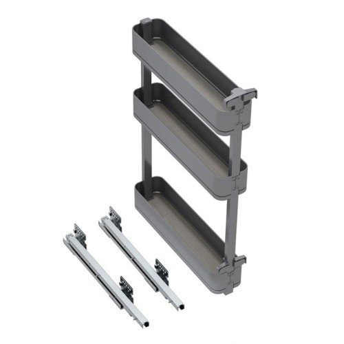 BOTELLERO HARMONY GRAFITO ALT.80 MOD.15 8382035 EMUCA