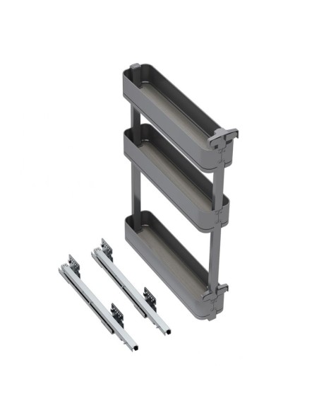 BOTELLERO HARMONY GRAFITO ALT.80 MOD.15 8382035 EMUCA