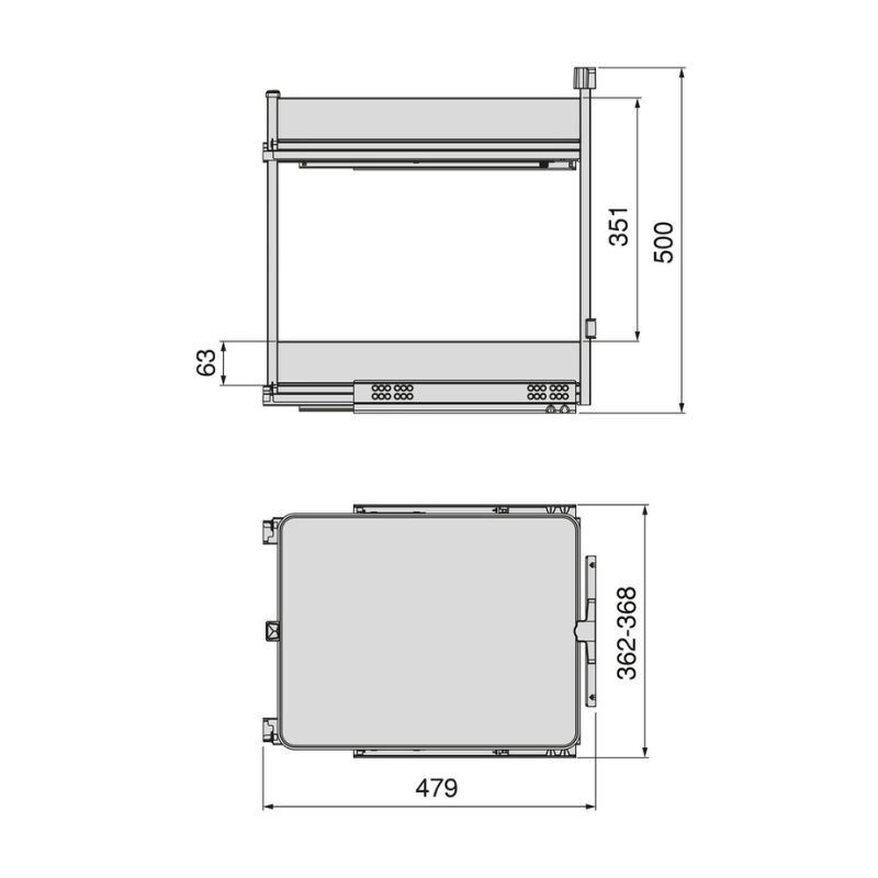 BOTELLERO HARMONY GRAFITO ALT.70...