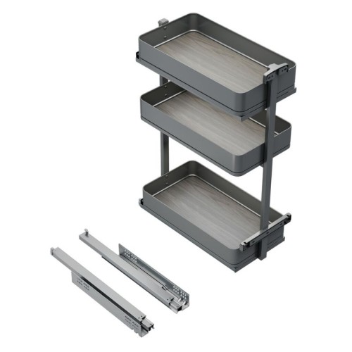 BOTELLERO HARMONY GRAFITO ALT.80 MOD.30 8382435 EMUCA