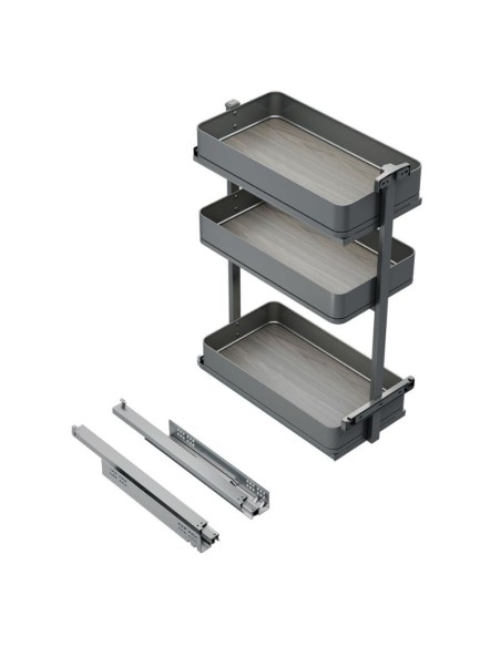 BOTELLERO HARMONY GRAFITO ALT.80 MOD.30 8382435 EMUCA