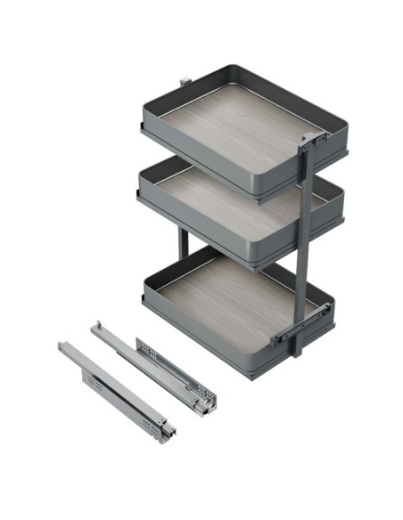 BOTELLERO HARMONY GRAFITO ALT.80 MOD.40 8382635 EMUCA