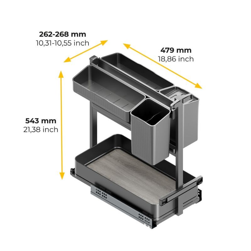 BOTELLERO C/CESTAS Y ACCESORIOS...