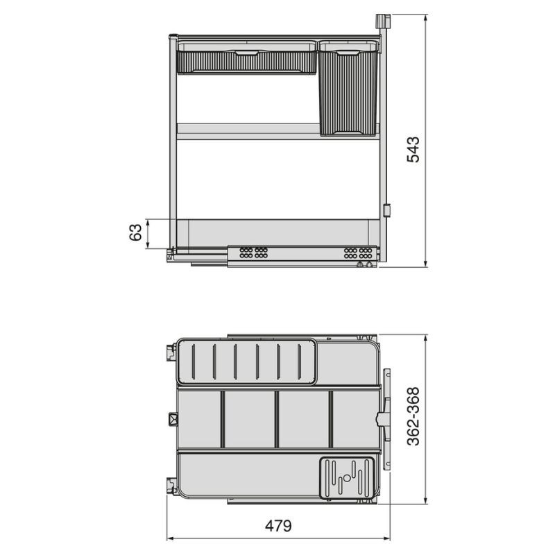 BOTELLERO C/CESTAS Y ACCESORIOS...