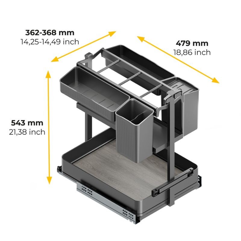 BOTELLERO C/CESTAS Y ACCESORIOS...