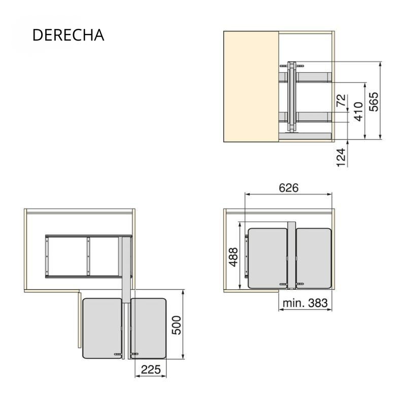 RINCON MAGIC CORNER HARMONY EXTRAIBLE...