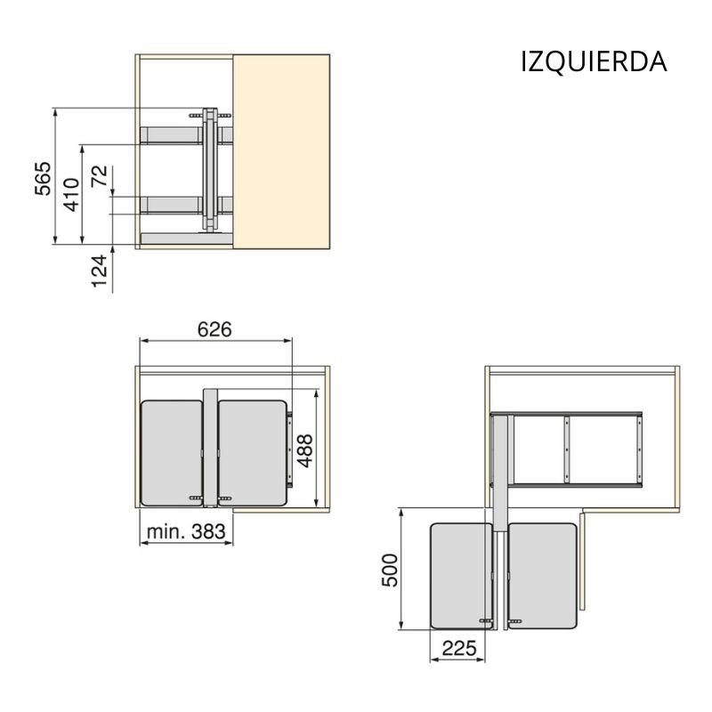 RINCON MAGIC CORNER HARMONY EXTRAIBLE...