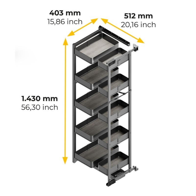 COLUMNA EXTRAIBLE HARMONY PUERTA...