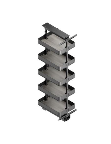 COLUMNA EXTRAIBLE GIRATORIA HARMONY 5 CESTOS ALT.1430-1730MM. MOD.40 8383735 EMUCA